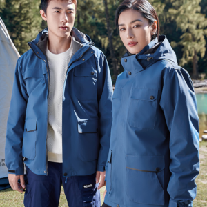 3-in-1 Outdoor 2-piece Jacket with Fleece/Down Liner
